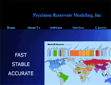 Tablet Screenshot of precision-modeling.com
